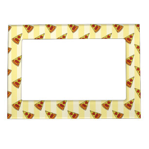 Pizza Pattern Magnetic Picture Frame