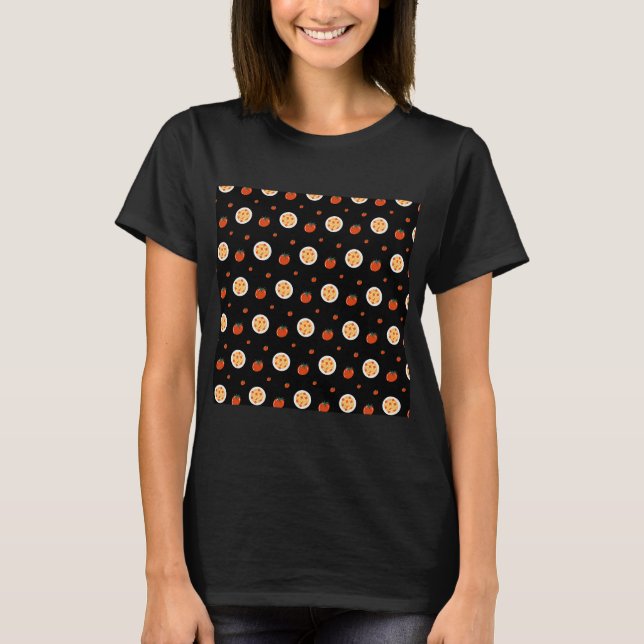 Pizza pattern. T-Shirt (Front)
