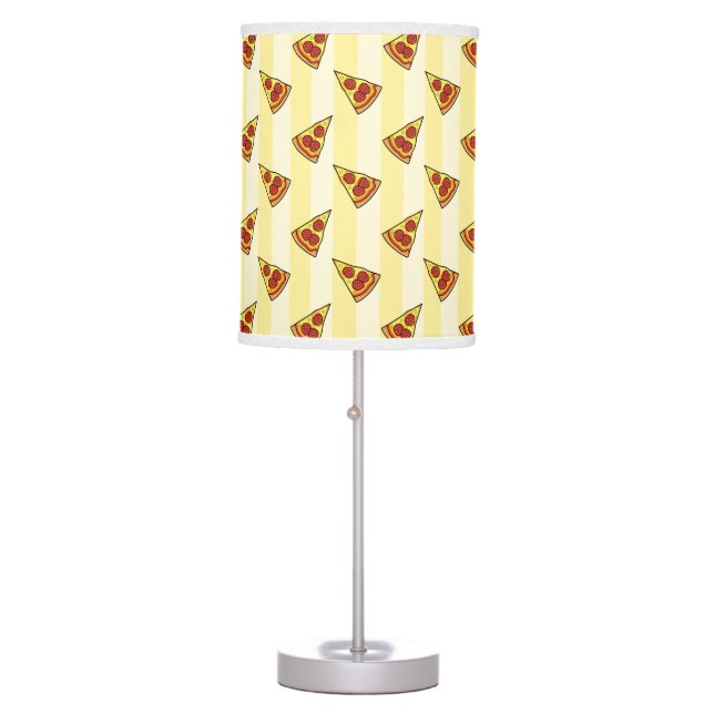 Pizza Pattern Table Lamp (Front)