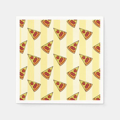 Pizza Pattern Wrapping Paper Napkins