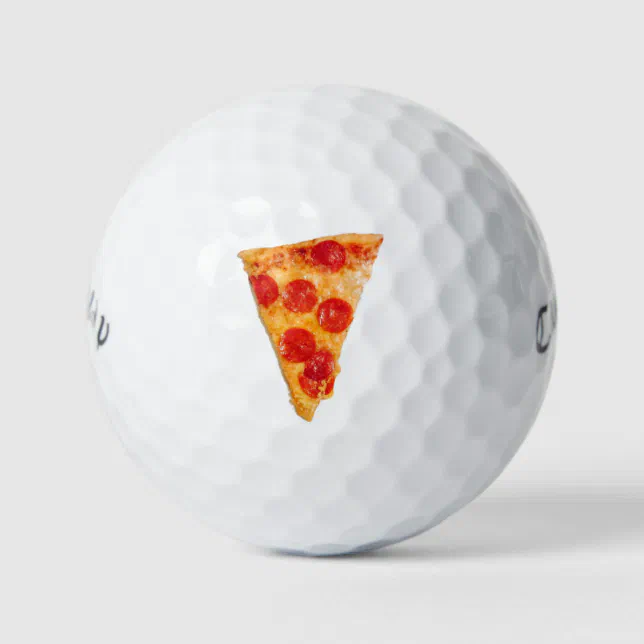 Pizza Pepperoni 4Bob Golf Balls | Zazzle