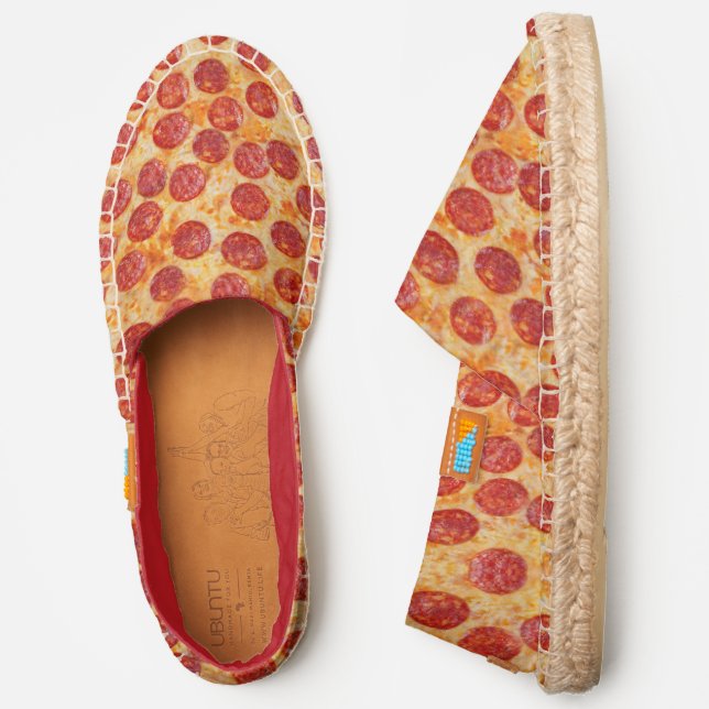 Pizza Pepperoni Shoes Espadrilles (Side)