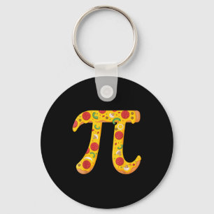 Pizza Pi For Math Lovers And Foodies Funny Party V Keychain