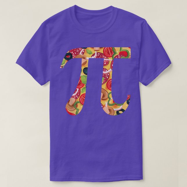 Pizza Pi Funny Pi day funny Pizza  T-Shirt (Design Front)