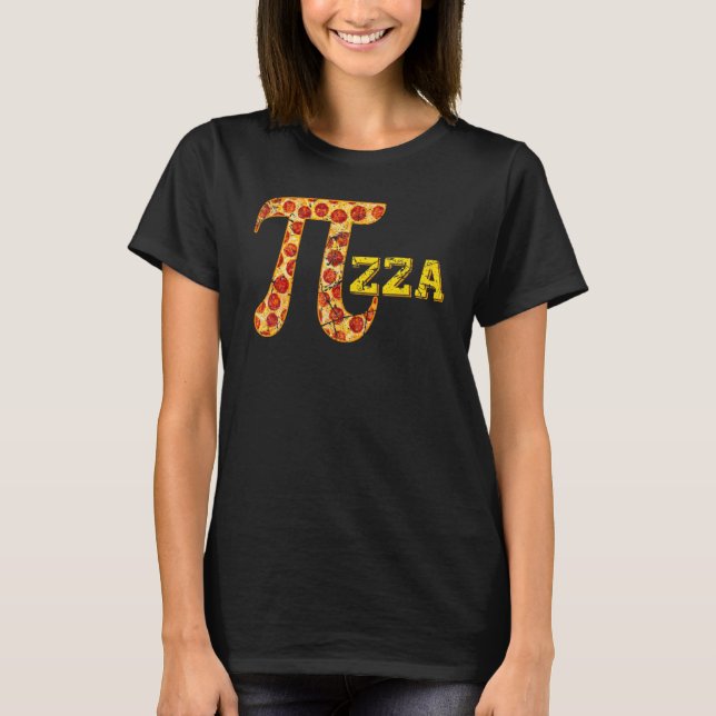 Pizza Pi Happy Pi day Math Mathematics Teacher Stu T-Shirt (Front)