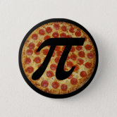 Pi Day Apple Pie Cartoon Character Numbers Button