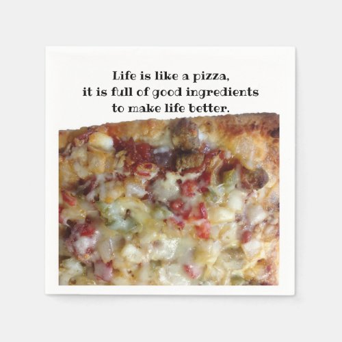 PIzza picture casual napkin