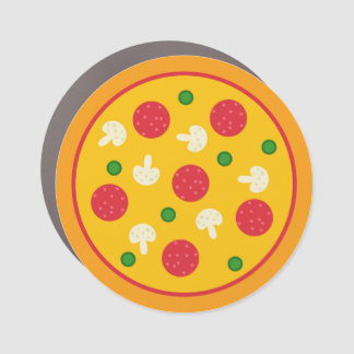 Pizza Pie Car Magnet