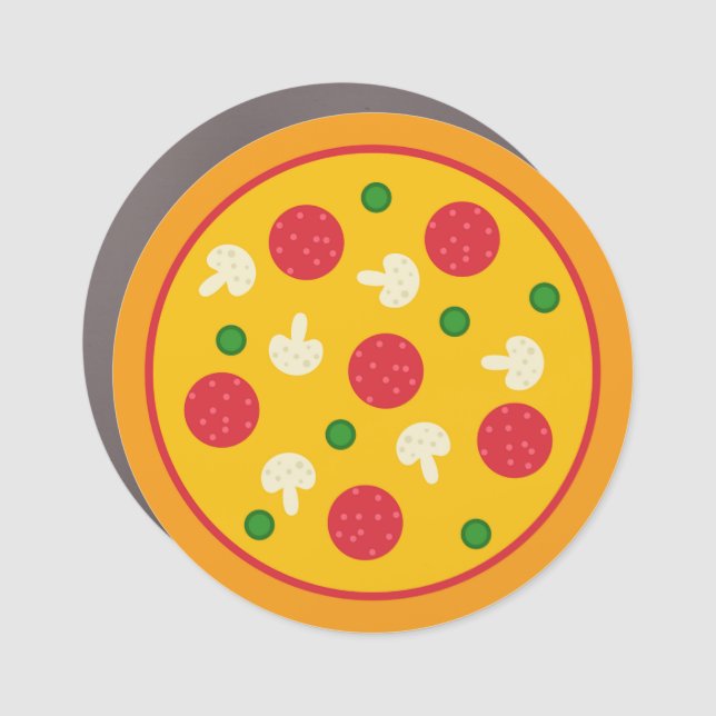 Pizza Pie Car Magnet (Front)