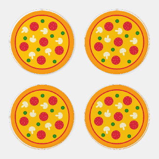 Pizza Pie Coaster Set