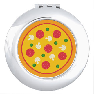 Pizza Pie Compact Mirror