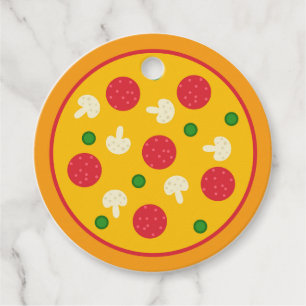 Pizza Pie Favor Tags