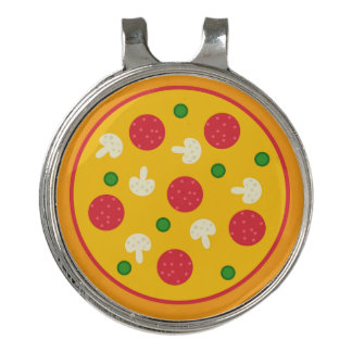 Pizza Pie Golf Hat Clip