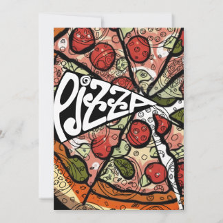 Pizza Pie Holiday Card