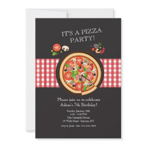 Pizza Pie Invitation