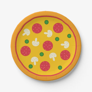 Pizza Pie Paper Plates