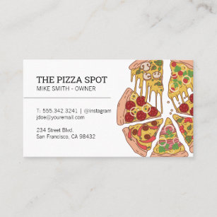 Pizza Pie Slices Business Card