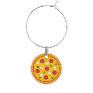 Pizza Pie Wine Charm