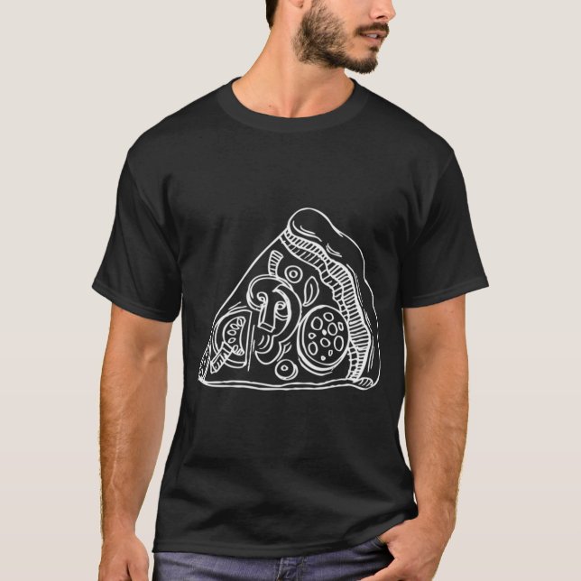 PIZZA PIECE - Pizza partner look couple Valentine' T-Shirt (Front)