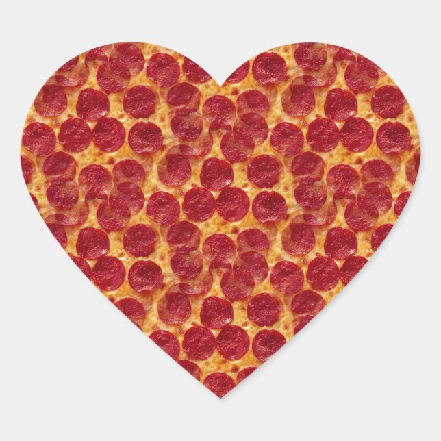 pizza pizza heart sticker (Front)