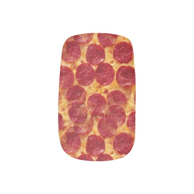 pizza pizza nail wraps (Right Thumb)