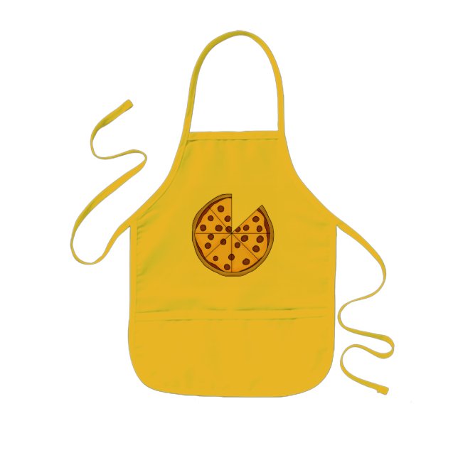 Pizza Pizza Pizza Kids' Apron (Front)
