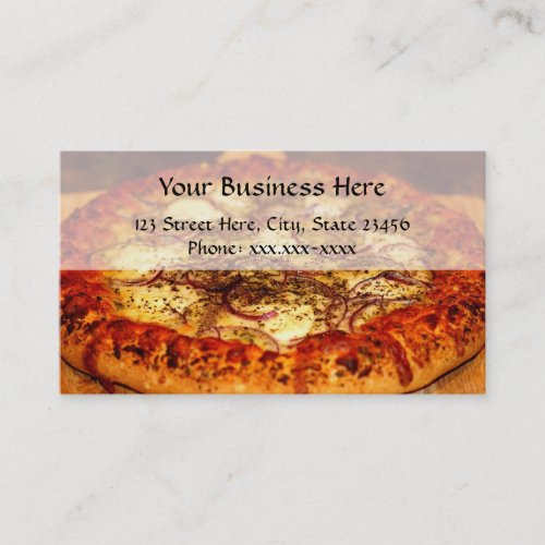 Pizza Pizzeria Business Cards