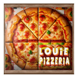 Pizza Pizzeria Design Acrylic Print