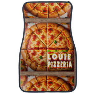 Pizza Pizzeria Design Car Floor Mat