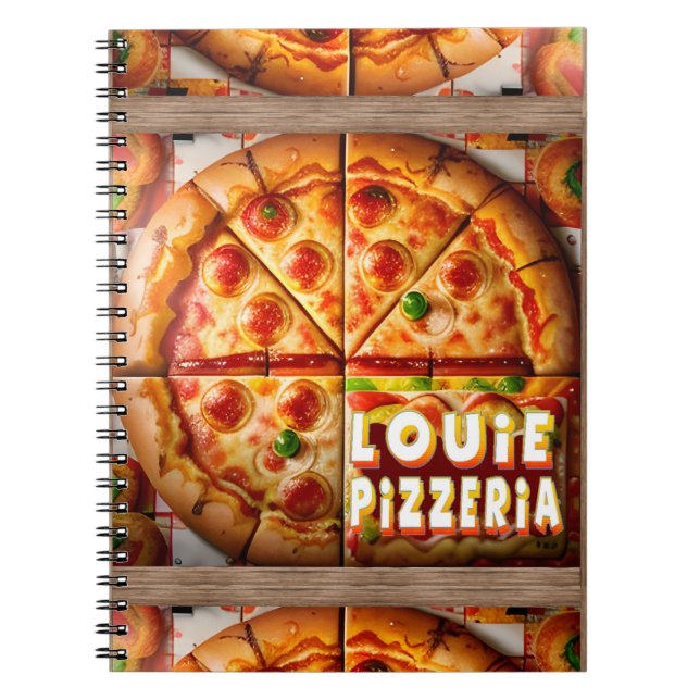 Pizza Pizzeria Design Notebook (Front)