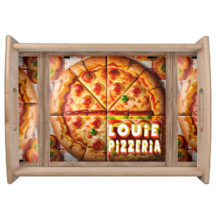 Pizza Pizzeria Design Serving Tray