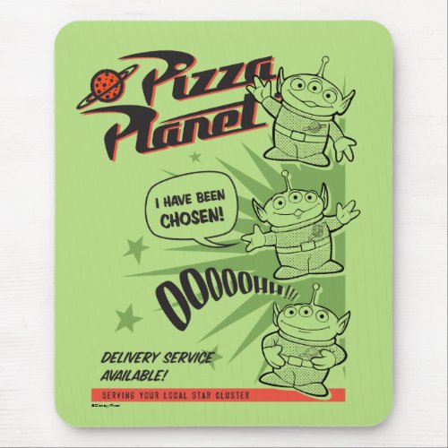 Pizza Planet Delivery Service Retro Graphic Mouse Pad