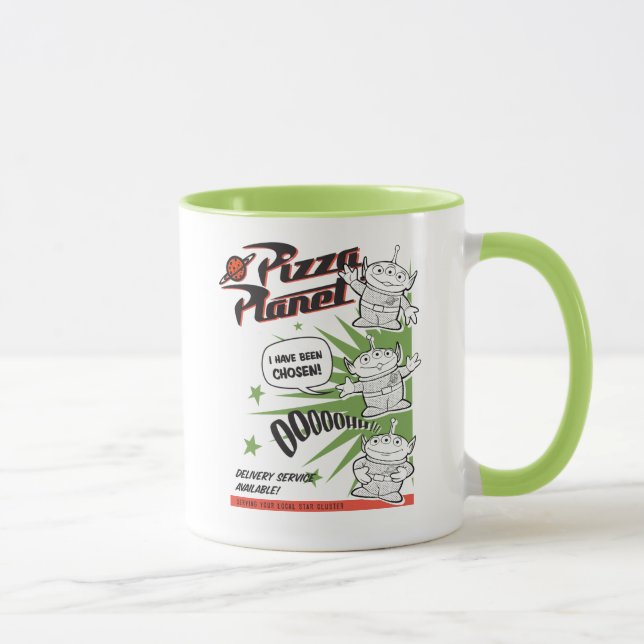 Pizza Planet Delivery Service Retro Graphic Mug (Right)