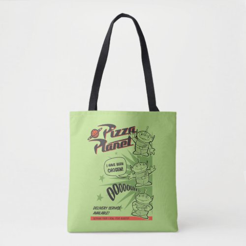 Pizza Planet Delivery Service Retro Graphic Tote Bag