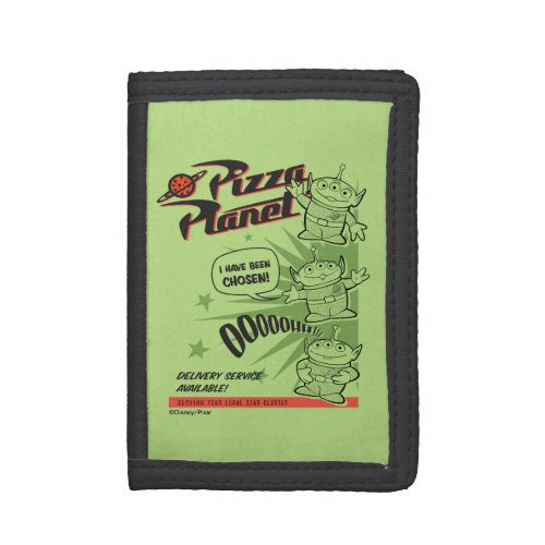 Pizza Planet Delivery Service Retro Graphic Trifold Wallet