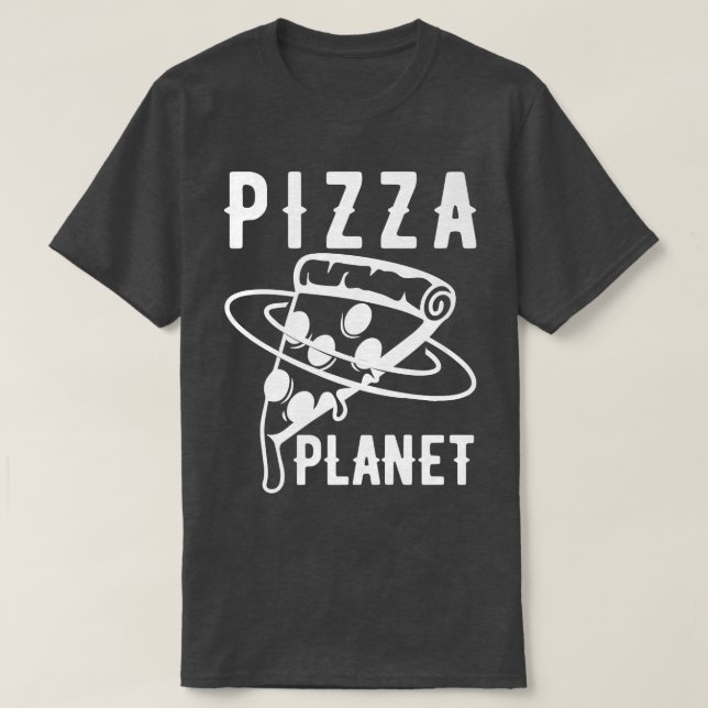 Pizza Planet  Food Lover Pizza Planet  T-Shirt (Design Front)