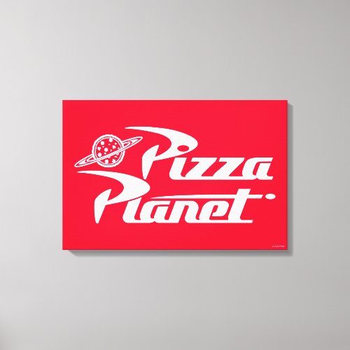 Pizza Planet Logo Canvas Print