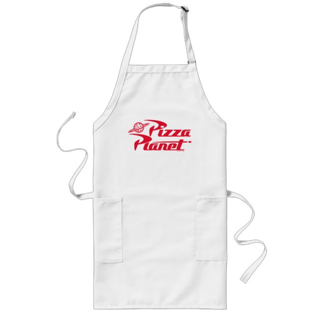 Pizza Planet Logo Long Apron (Front)