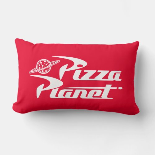 Pizza Planet Logo Lumbar Pillow