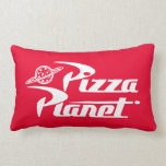 Pizza Planet Logo Lumbar Pillow<br><div class="desc">Check out this classic Pizza Planet logo from Disney/Pixar's Toy Story!</div>