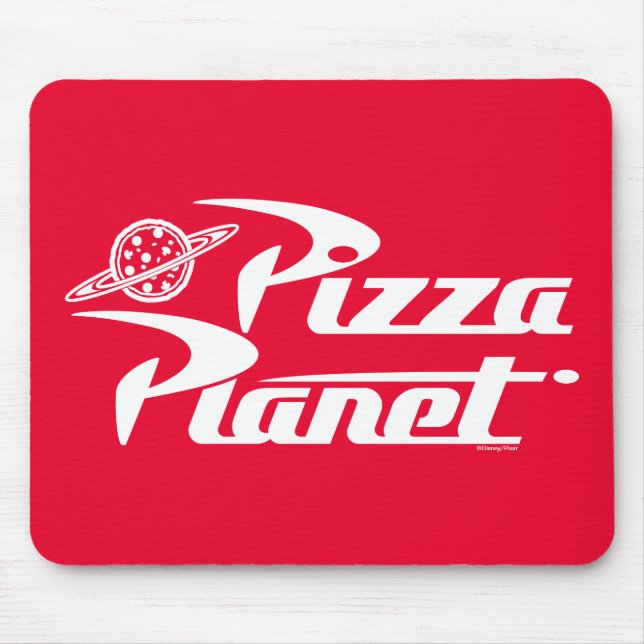 Pizza Planet Logo Mouse Pad (Front)