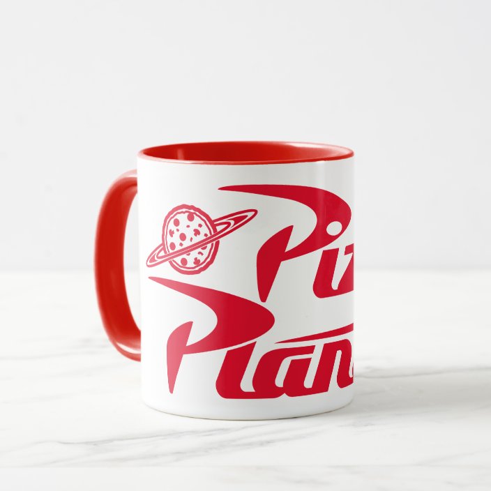 Pizza Planet Logo Mug Zazzle Com