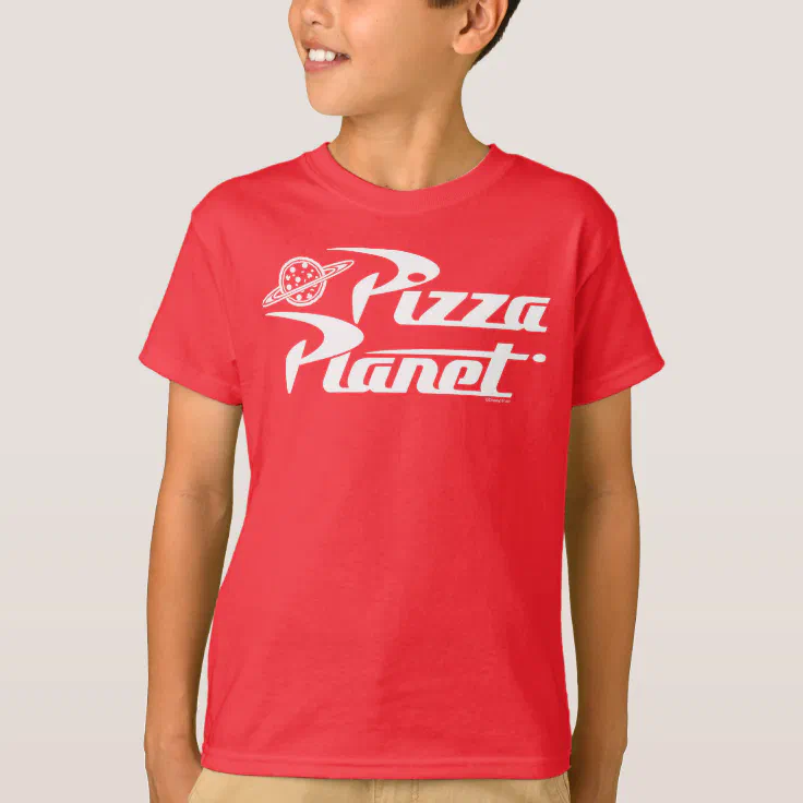 Pizza Planet Logo T-Shirt | Zazzle