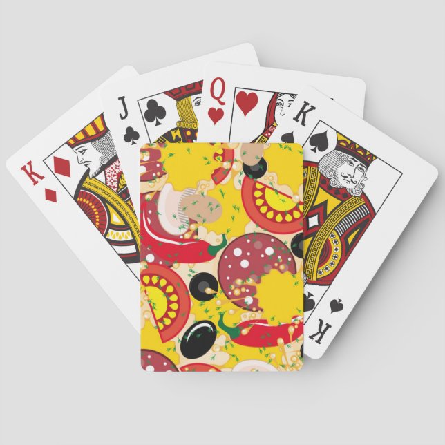 Pizza Poker Cards (Back)