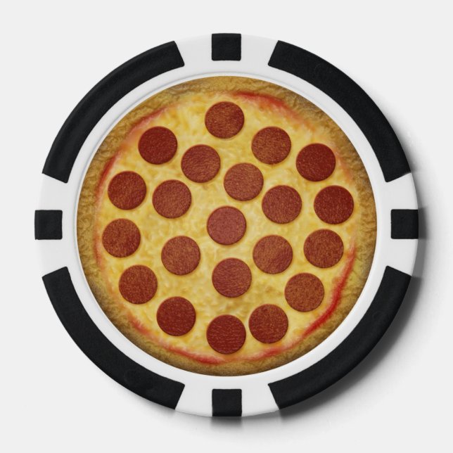 Pizza Poker Chips (Front)