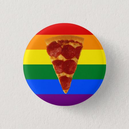 Pizza Pride Pinback Button