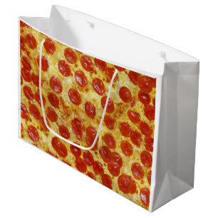 Pizza Print on Gift Bag