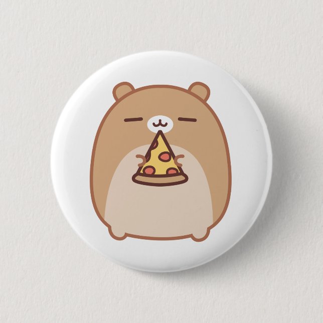 Pizza Psushi Button (Front)