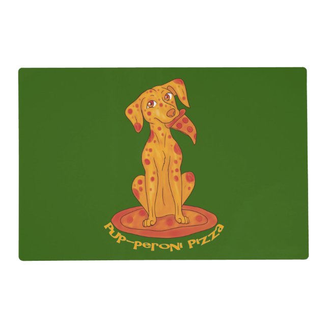 Pizza Puppy Placemat (Front)