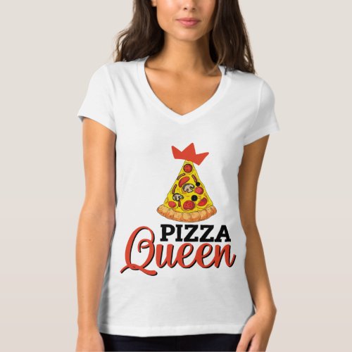Pizza Queen Funny Pizza  T_Shirt